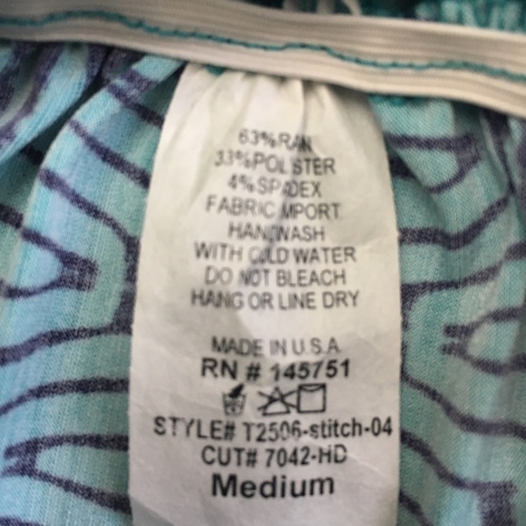 41Hawthorn - NWT - Teal Green Berneen Geometric Pattern Dolman Knit Top - Sz M - Picture 6 of 8